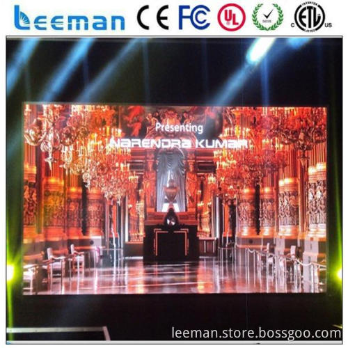 lcd mini display advertising led p6 rgb display module stage led video wall